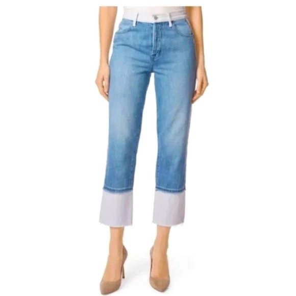 J Brand Jeans Womens J Brand Wynne High Rise Crop Straight 25 - Picture 1 of 8